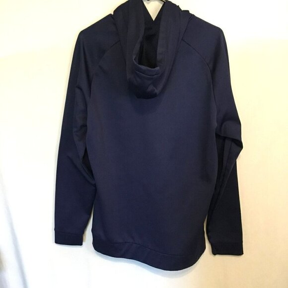 Nike Dri-Fit Men's Pullover Hoodie Pouch Pocket Sweatshirt Size Large Navy Blue - Picture 6 of 10